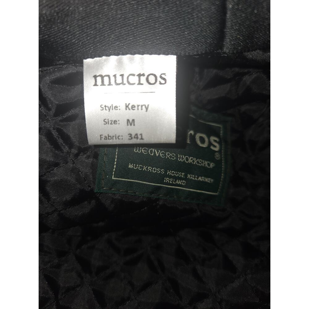 Mucros Weavers Kerry Cap Traditional Irish Flat Cap 100% Wool Medium Ireland - Picture 5 of 6